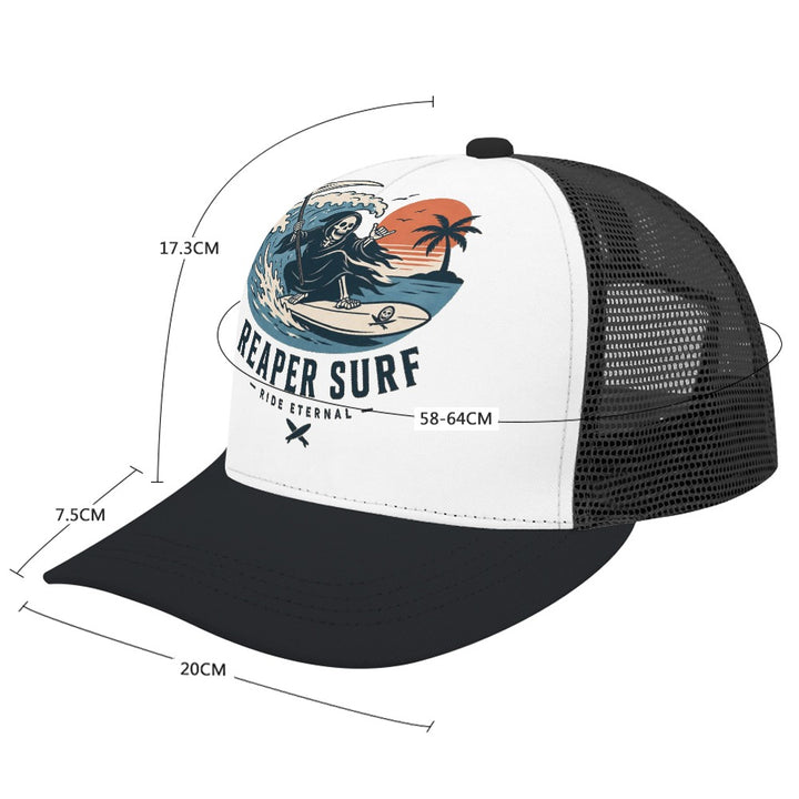 Baseball Cap Bent glue rear hollow (multi-color optional)