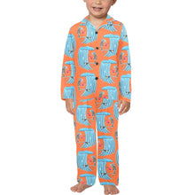 Load image into Gallery viewer, Little Boys&#39; V-Neck Long Pajama Set
