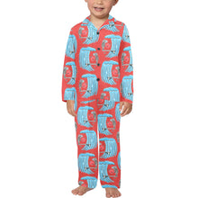 Load image into Gallery viewer, Little Boys&#39; V-Neck Long Pajama Set
