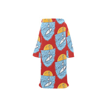 Load image into Gallery viewer, Blanket Robe with Sleeves for Kids
