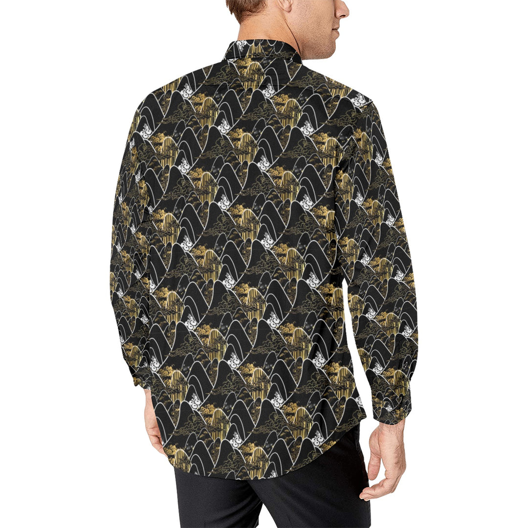 Men's All Over Print Long Sleeve Shirt(Without Pocket)(T61)