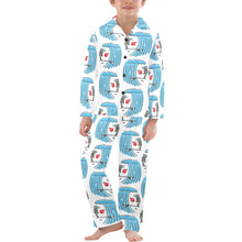 Load image into Gallery viewer, Big Boys&#39; V-Neck Long Pajama Set
