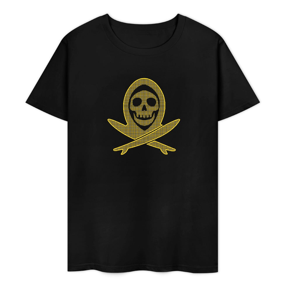 New Pure cotton short sleeved T-shirt Front print Multiple colors