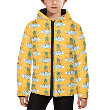 Load image into Gallery viewer, Kids&#39; Padded Hooded Jacket
