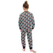 Load image into Gallery viewer, Little Girls&#39; Crew Neck Long Pajama Set
