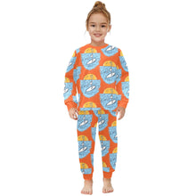 Load image into Gallery viewer, Little Girls&#39; Crew Neck Long Pajama Set
