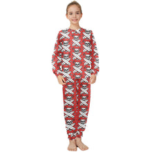 Load image into Gallery viewer, Big Girls&#39; Crew Neck Long Pajama Set
