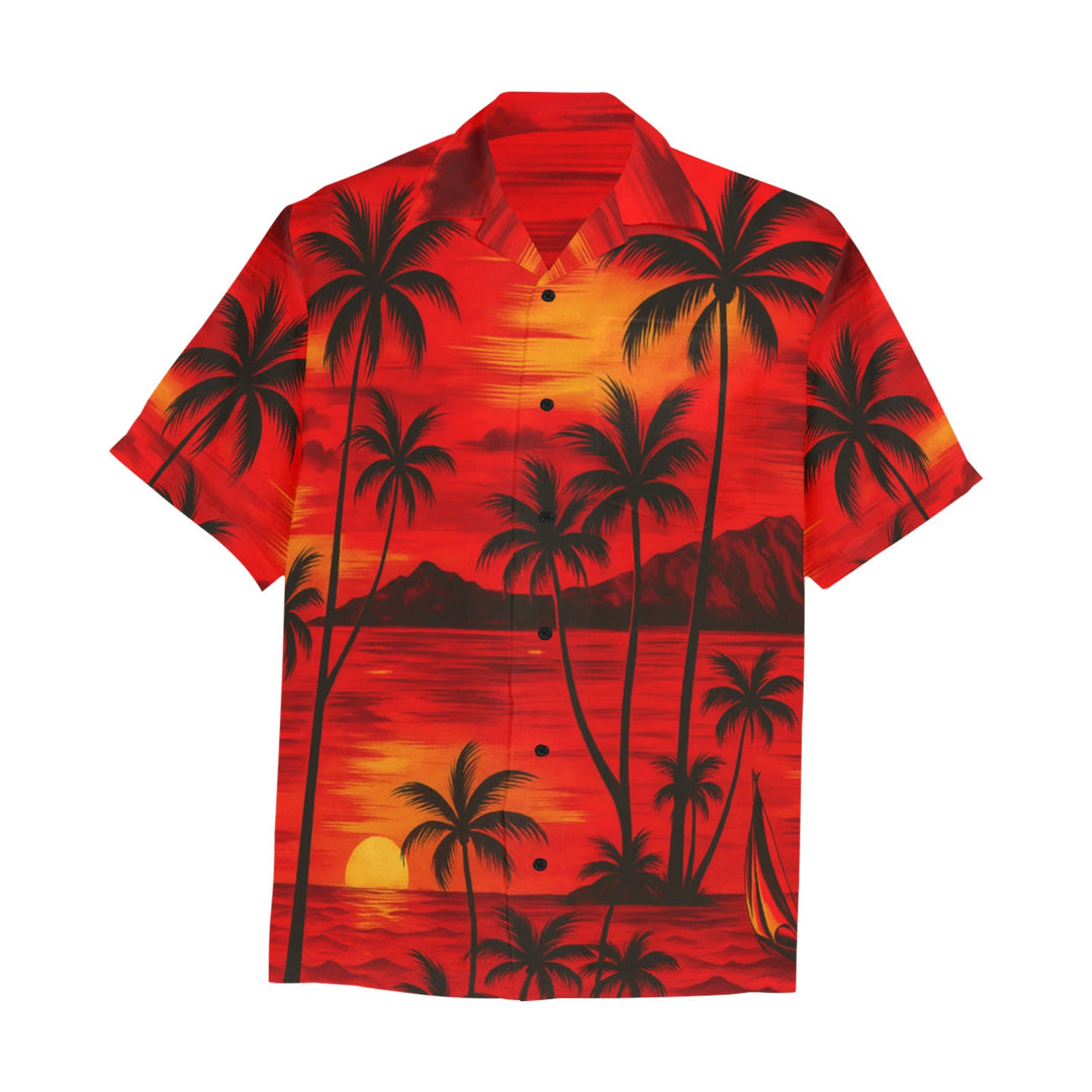 Hawaiian Shirt with Chest Pocket