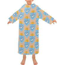 Load image into Gallery viewer, Blanket Robe with Sleeves for Kids
