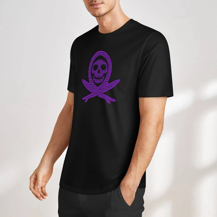 New Pure cotton short sleeved T-shirt Front print Multiple colors