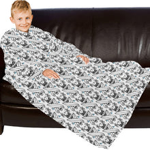 Load image into Gallery viewer, Blanket Robe with Sleeves for Kids
