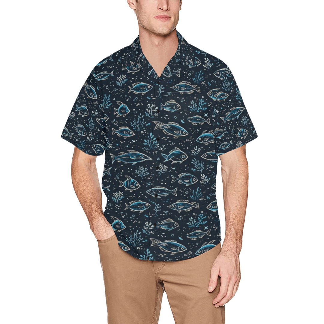 Hawaiian Shirt with Chest Pocket (T58)