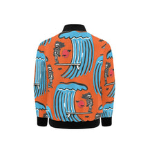 Load image into Gallery viewer, Kids&#39; Bomber Jacket with Pockets
