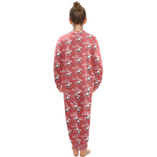 Load image into Gallery viewer, Big Girls&#39; Crew Neck Long Pajama Set
