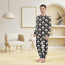 Load image into Gallery viewer, Big Boys&#39; Crew Neck Long Pajama Set
