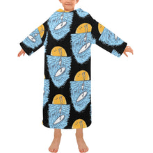 Load image into Gallery viewer, Blanket Robe with Sleeves for Kids
