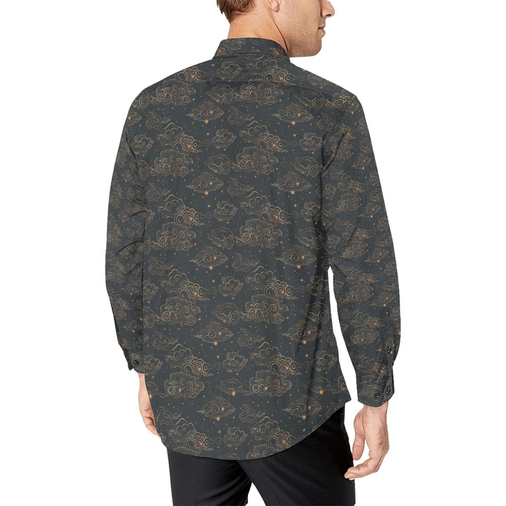 Men's All Over Print Long Sleeve Shirt(Without Pocket)(T61)