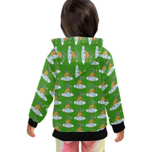 Load image into Gallery viewer, Little Girls&#39; Zip Up Hoodie
