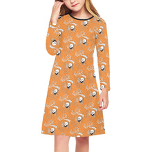 Load image into Gallery viewer, Girls&#39; Long Sleeve Dress
