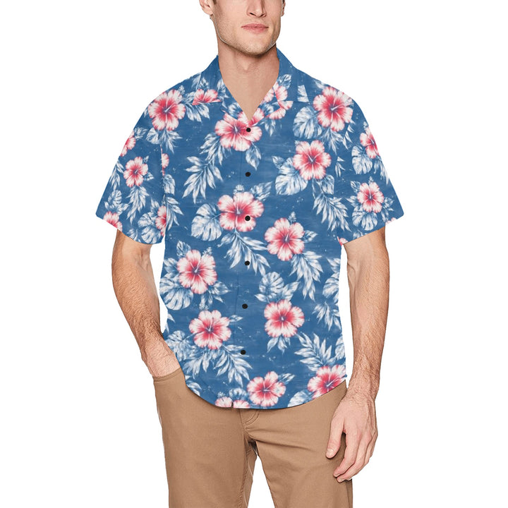 Hawaiian Shirt with Chest Pocket (T58)