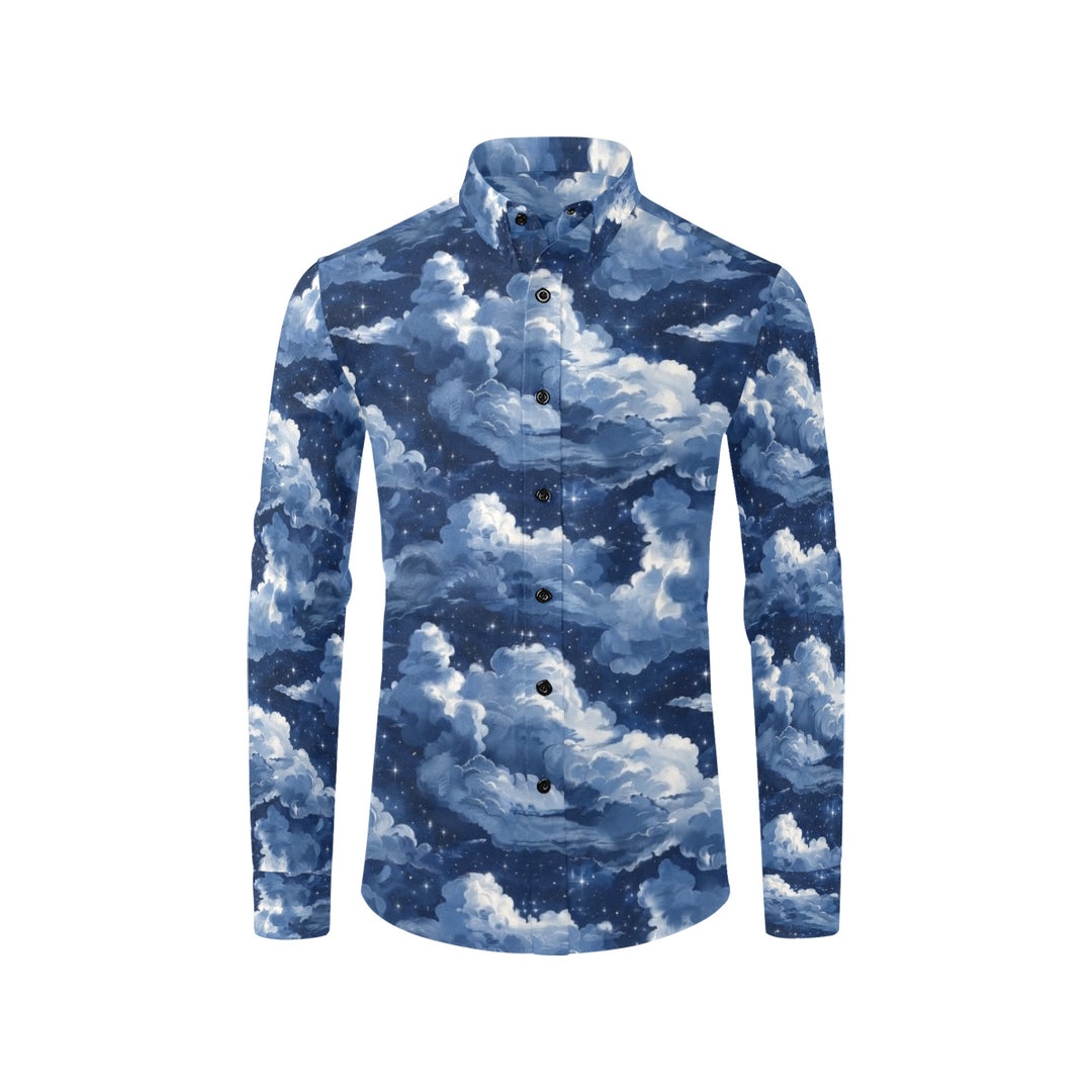 Men's All Over Print Long Sleeve Shirt(Without Pocket)(T61)