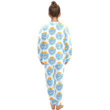 Load image into Gallery viewer, Big Girls&#39; Crew Neck Long Pajama Set
