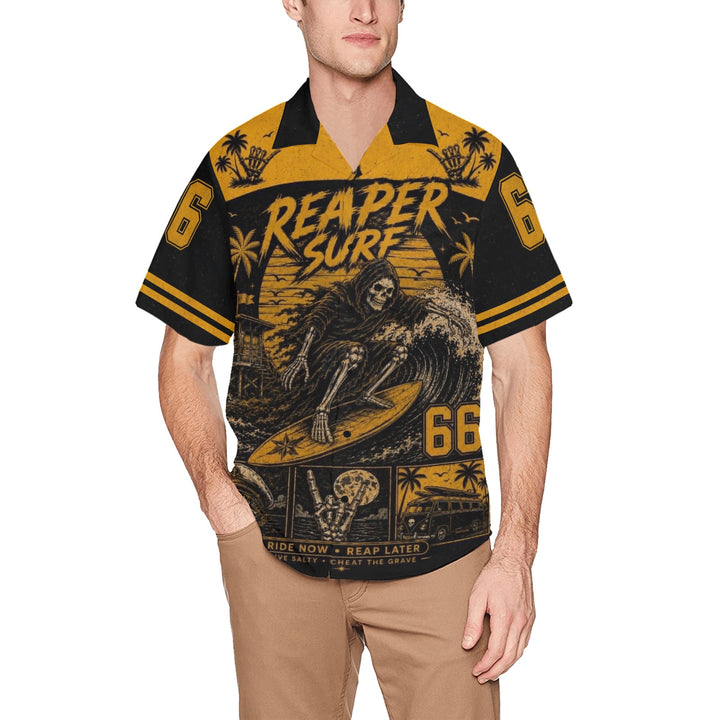 Hawaiian Shirt with Chest Pocket (T58)