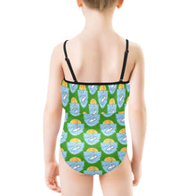 Load image into Gallery viewer, Kids&#39; Spaghetti Strap Ruffle Swimsuit
