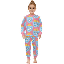 Load image into Gallery viewer, Little Girls&#39; Crew Neck Long Pajama Set
