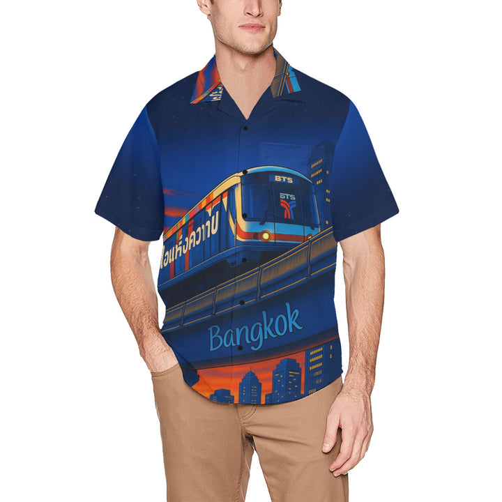 Hawaiian Shirt with Chest Pocket