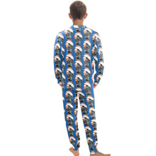 Load image into Gallery viewer, Big Boys&#39; Crew Neck Long Pajama Set
