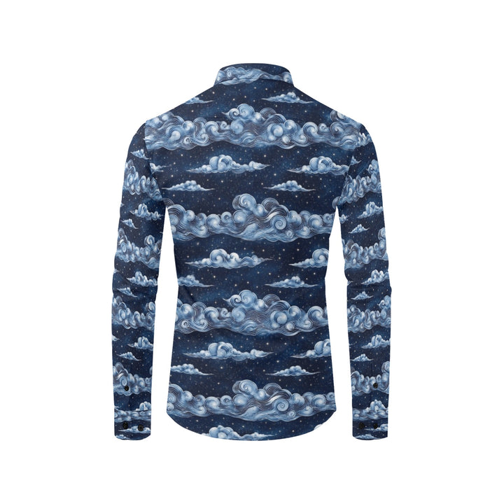 Men's All Over Print Long Sleeve Shirt(Without Pocket)(T61)