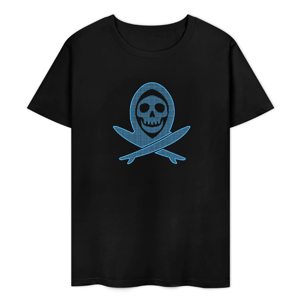 New Pure cotton short sleeved T-shirt Front print Multiple colors