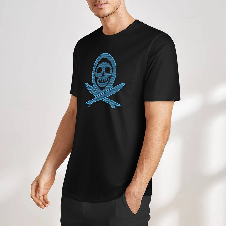 New Pure cotton short sleeved T-shirt Front print Multiple colors
