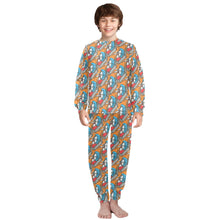 Load image into Gallery viewer, Big Boys&#39; Crew Neck Long Pajama Set
