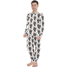 Load image into Gallery viewer, Big Boys&#39; Crew Neck Long Pajama Set
