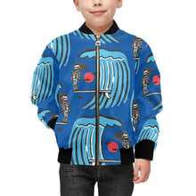 Load image into Gallery viewer, Kids&#39; Bomber Jacket with Pockets
