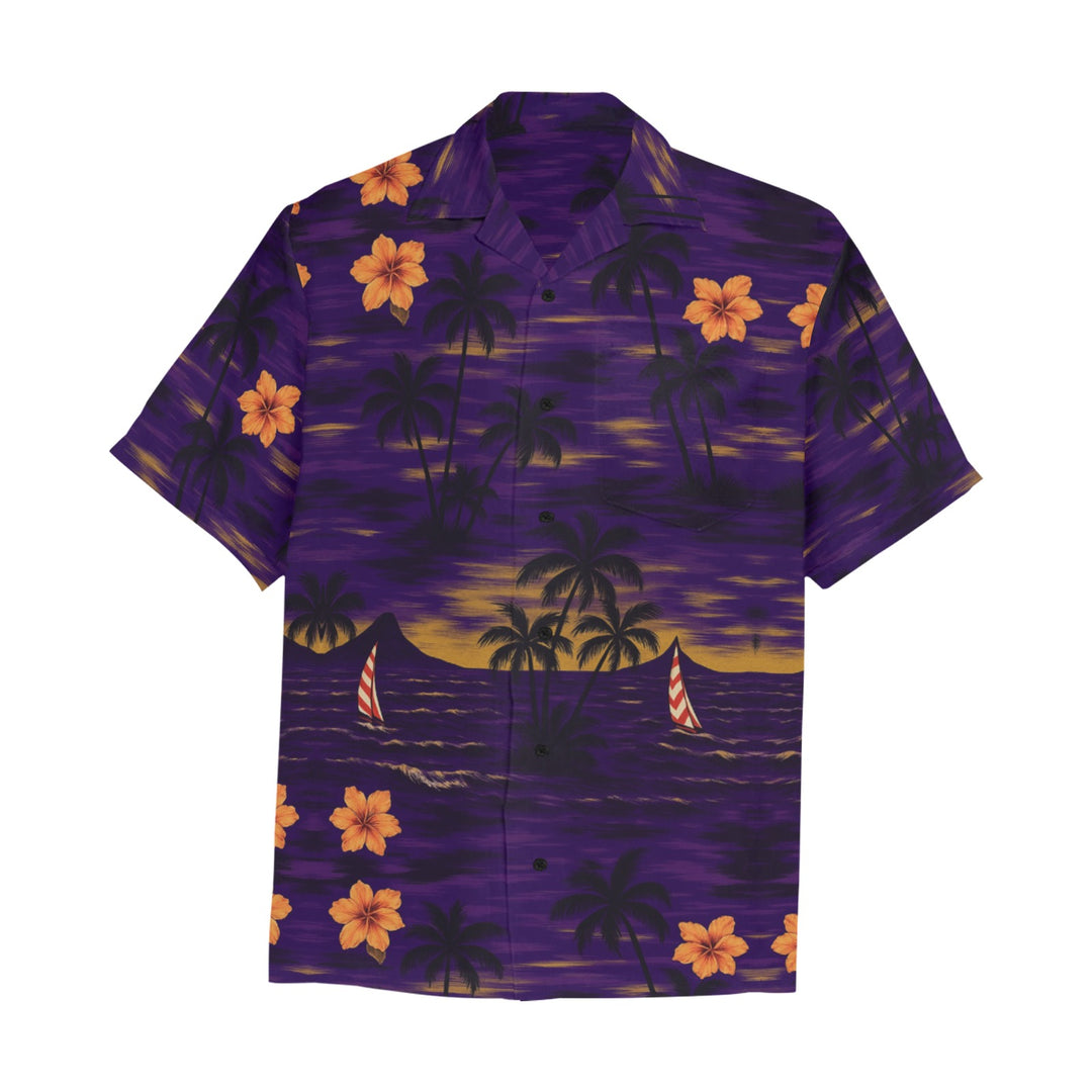 Hawaiian Shirt with Chest Pocket
