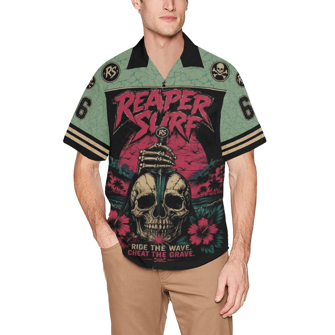 Hawaiian Shirt with Chest Pocket (T58)