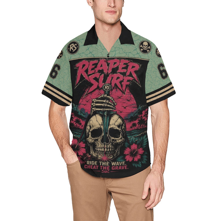Hawaiian Shirt with Chest Pocket (T58)