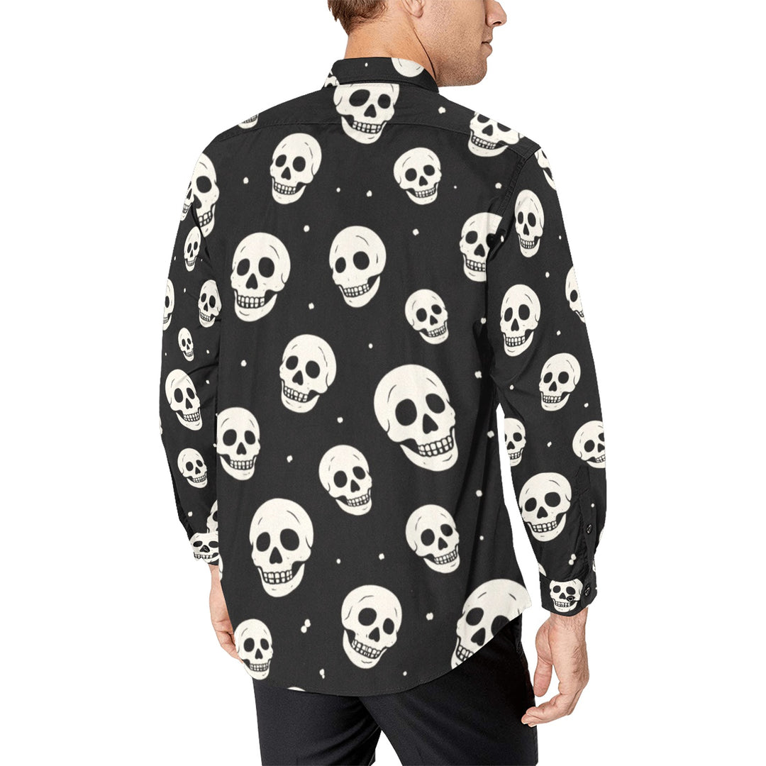 Men's All Over Print Long Sleeve Shirt(Without Pocket)(T61)