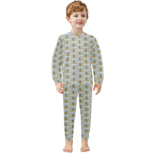 Load image into Gallery viewer, Little Boys&#39; Crew Neck Long Pajama Set
