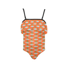 Load image into Gallery viewer, Kids&#39; Spaghetti Strap Ruffle Swimsuit
