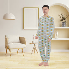 Load image into Gallery viewer, Big Boys&#39; Crew Neck Long Pajama Set
