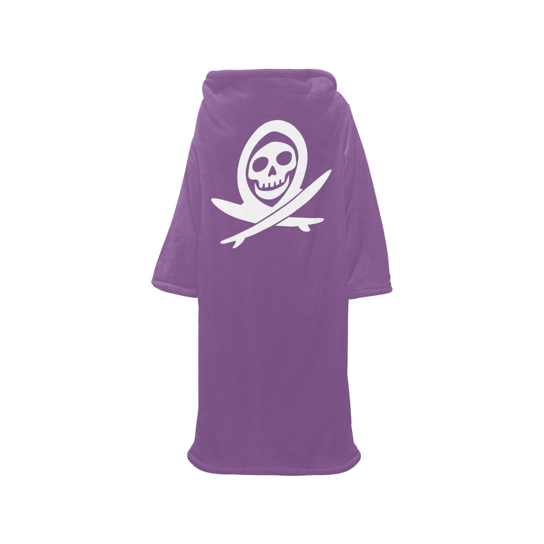 Blanket Robe with Sleeves for Adults