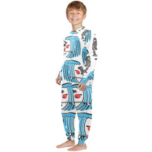 Load image into Gallery viewer, Little Boys&#39; Crew Neck Long Pajama Set
