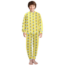 Load image into Gallery viewer, Big Boys&#39; Crew Neck Long Pajama Set
