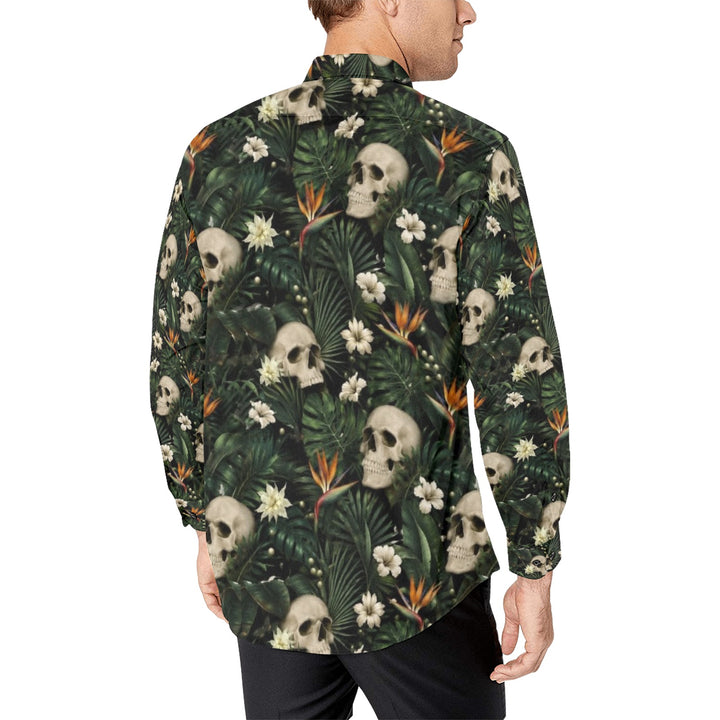 Men's All Over Print Long Sleeve Shirt(Without Pocket)(T61)