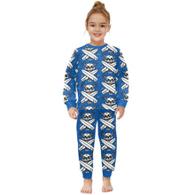 Load image into Gallery viewer, Little Girls&#39; Crew Neck Long Pajama Set
