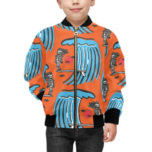 Load image into Gallery viewer, Kids&#39; Bomber Jacket with Pockets
